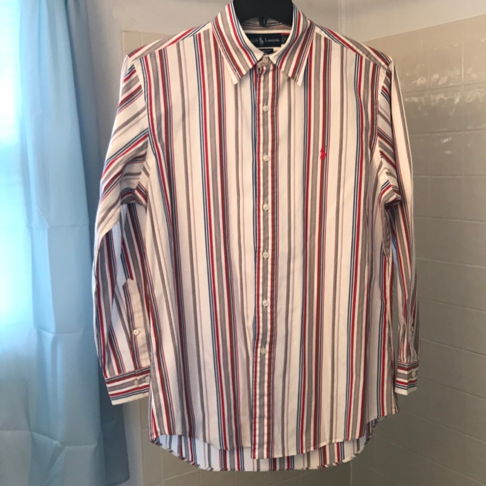 Ralph Lauren custom fit long sleeve shirt